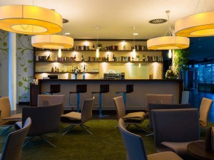 Wooden Hotel Lounge Bar